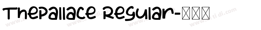 ThePallace Regular字体转换